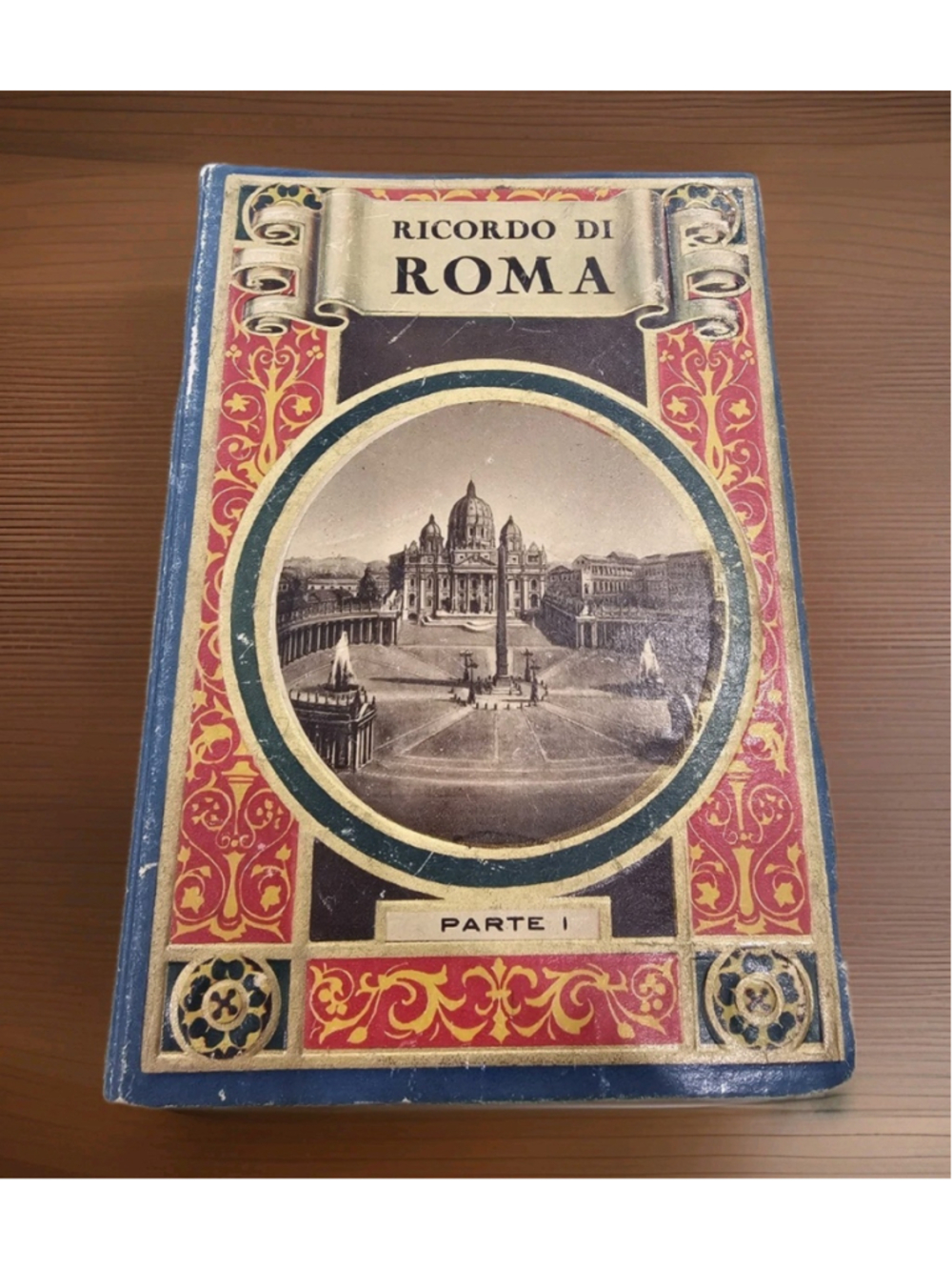 Antique Foldout Photo Book Ricordo Di Roma Parte I